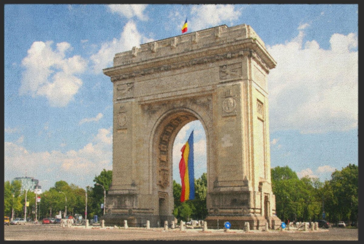 Fussmatte Arc de Triomphe 4316 - Fussmatte Individuell