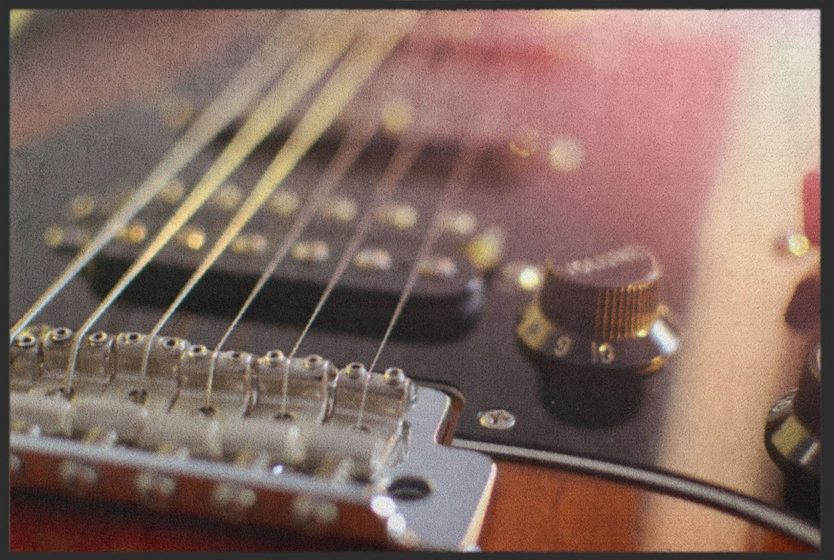 Fussmatte E-Gitarre 6129 - Fussmatte Individuell