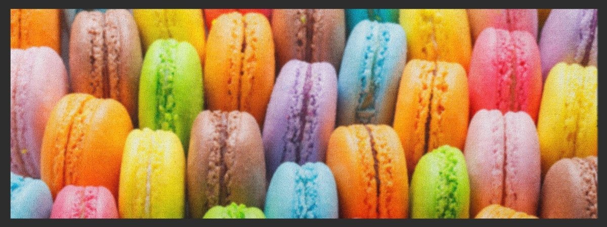 Küchenteppich Macarons 4432 - Fussmatte Individuell